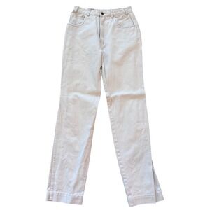 Vintage Banana Republic Mill Valley High Waisted Straight Leg Jeans Off White 6